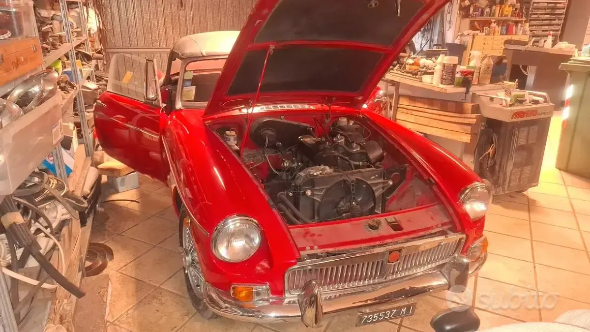 Usata MG B 1960 Rosso Cabrio