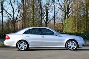 Begagnad Mercedes E55 AMG AMG 476 HK (350 kW) 2003 Silver Sedan