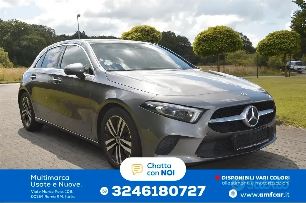 Usata Mercedes A200 Premium 163 CV (119 kW) 2022 Grigio Berlina