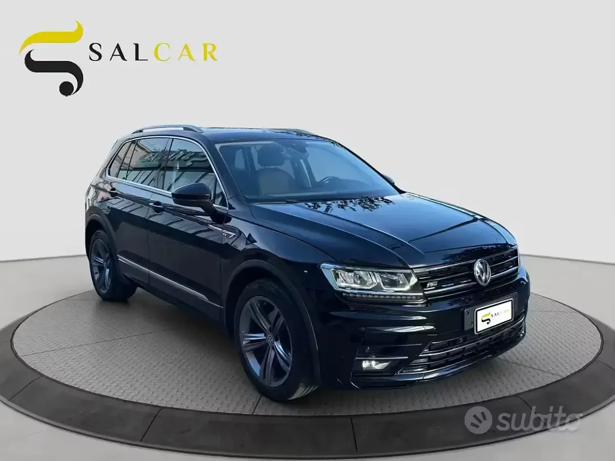 Usata VW Tiguan Advance 150 CV (110 kW) 2019 Nero SUV