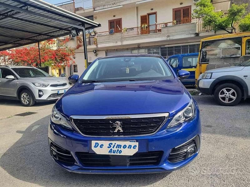 Usata Peugeot 308 Business-Line 99 CV (72 kW) 2018 Blu Berlina