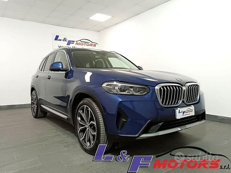 Usata BMW X3 190 CV (139 kW) 2022 Blu SUV