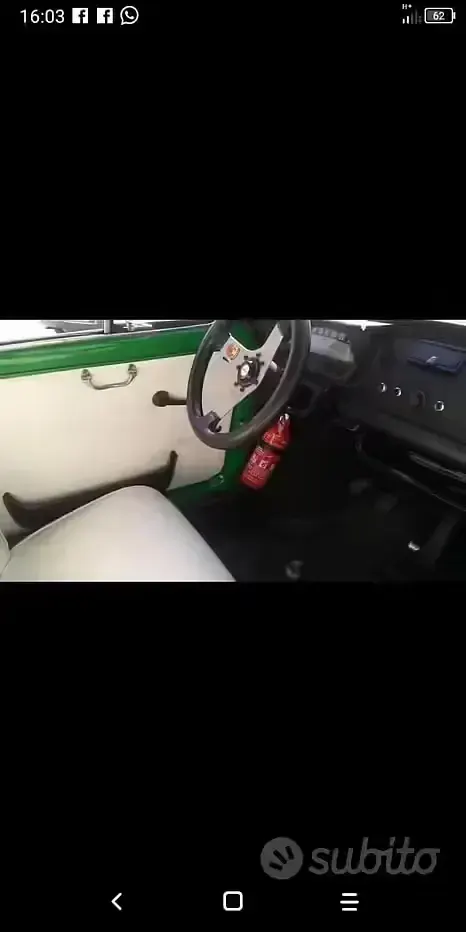 Usata Fiat 500 Collezione 18 CV (13 kW) 1970 Verde Utilitaria