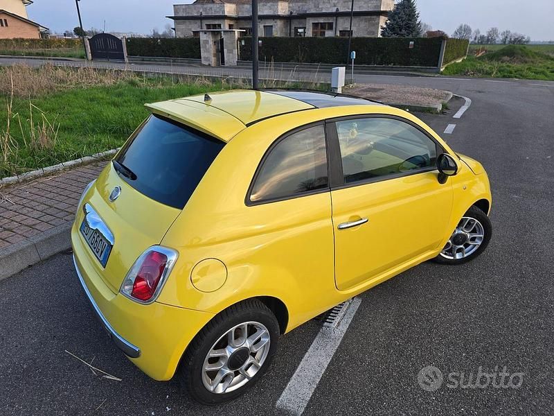 Usata Fiat 500 Sport 69 CV (50 kW) 2010 Giallo Utilitaria