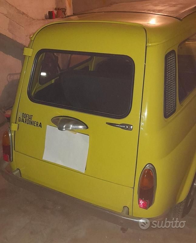 Usata Autobianchi Bianchina 1970 Giallo Utilitaria