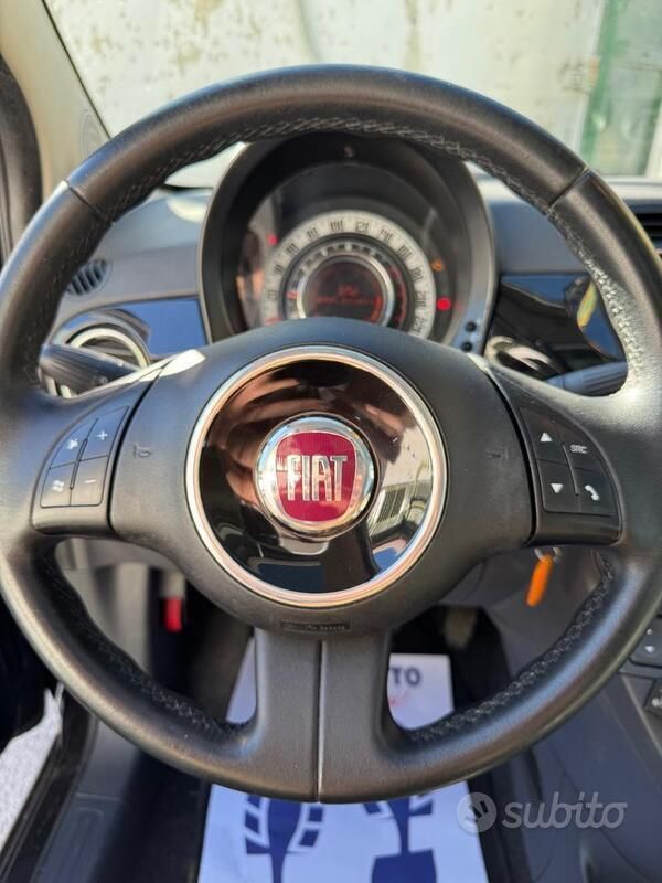 Usata Fiat 500 Lounge 69 CV (50 kW) 2011 Nero Berlina