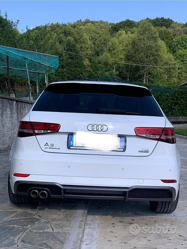 Usata Audi A3 S-Line 200 CV (147 kW) 2017 Bianco Berlina