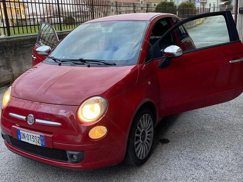 Usata Fiat 500 Pop 75 CV (55 kW) 2008 Rosso Utilitaria