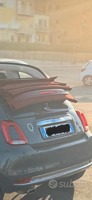 Usata Fiat 500C S 69 CV (50 kW) 2019 Grigio Cabrio