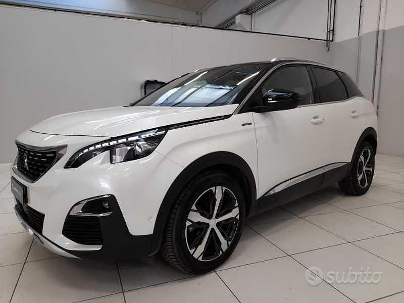 Usata Peugeot 3008 GT-line 131 CV (96 kW) 2018 Bianco SUV