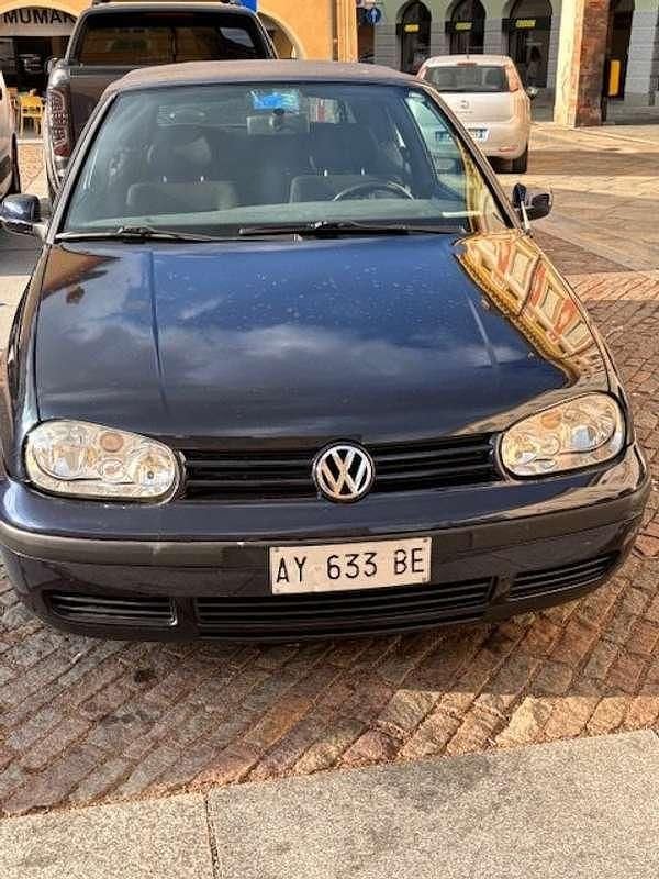 Blu/azzurro Usata 1998 VW Golf Cabriolet Trendline Cabrio | 4950 € (Super prezzo) - Immagine 1/4