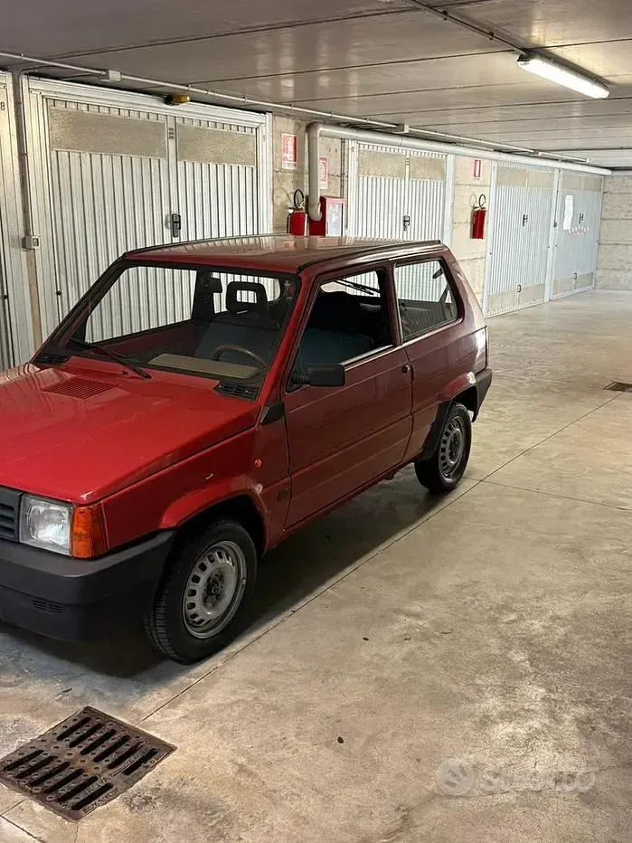 Usata Fiat Panda 54 CV (39 kW) 2001 Rosso Utilitaria