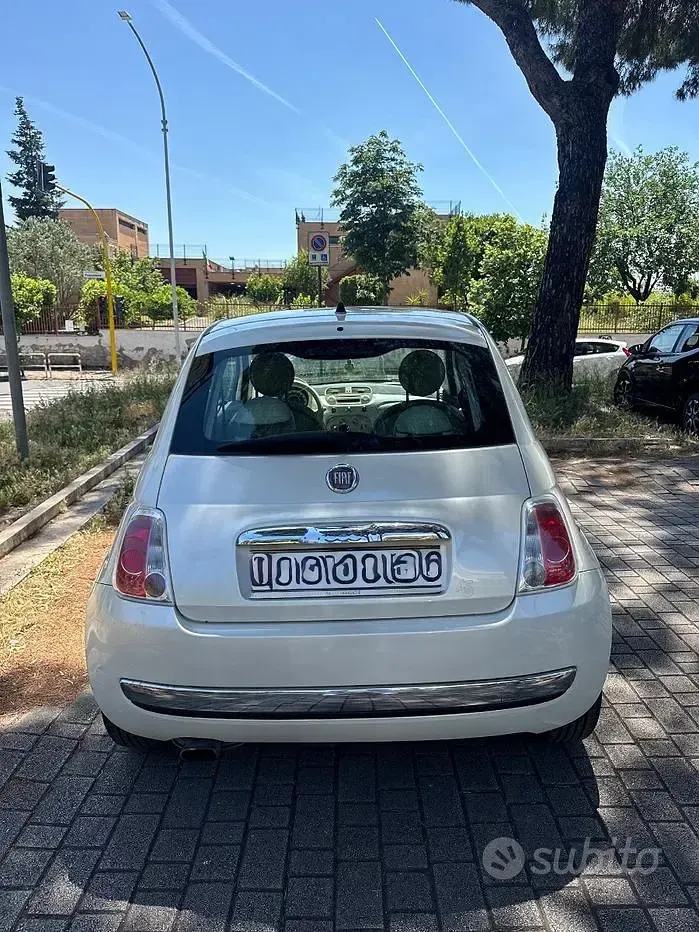 Usata Fiat 500 Lounge 75 CV (55 kW) 2009 Cabrio