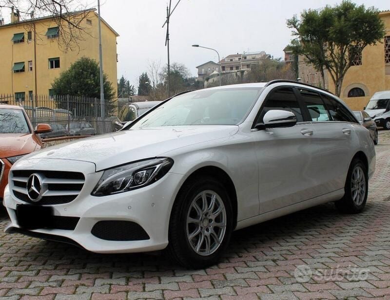 Usata Mercedes C180 116 CV (85 kW) 2016 Bianco Station wagon