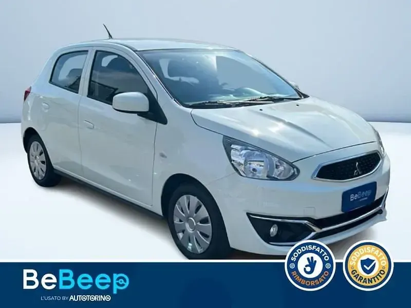 Usata Mitsubishi Space Star Invite 71 CV (52 kW) 2019 Bianco Utilitaria