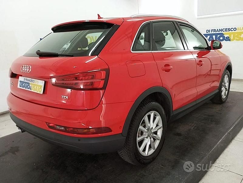 Usata Audi Q3 Business 150 CV (110 kW) 2018 Rosso metallizzato SUV