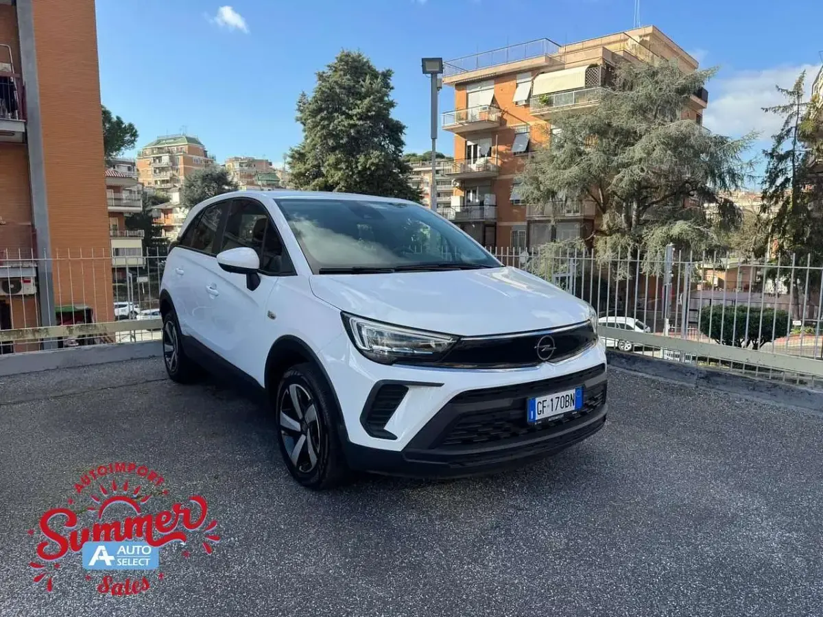 Usata Opel Crossland Edition 110 CV (80 kW) 2021 Bianco SUV