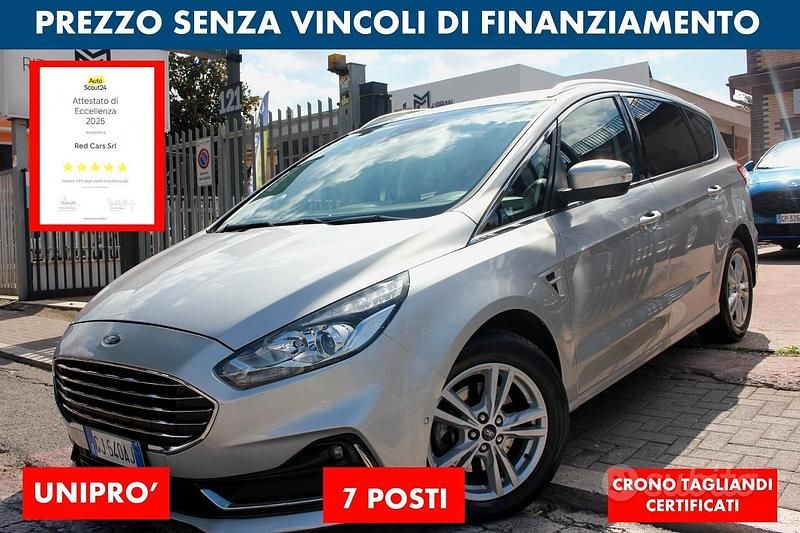 Grigio Usata 2022 Ford S-MAX S Monovolume | 21.490 € (Buon prezzo) - Immagine 1/4
