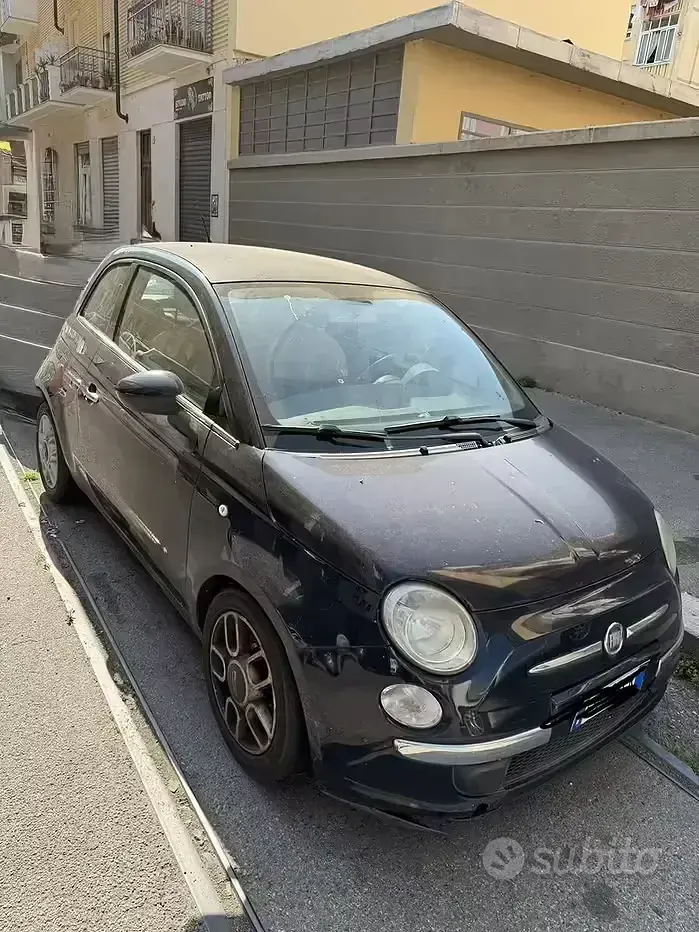 Usata Fiat 500 69 CV (50 kW) 2010 Blu Berlina