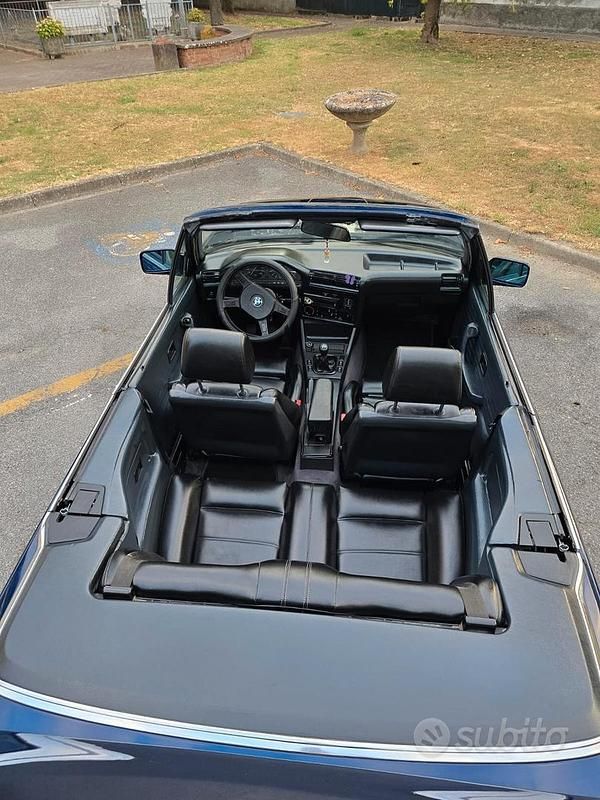 Usata BMW 318 Cabriolet 1991 Blu Cabrio