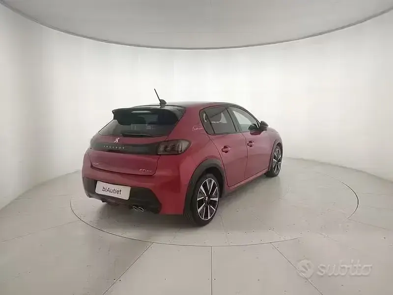 Usata Peugeot 208 GT 131 CV (96 kW) 2021 Rosso Utilitaria
