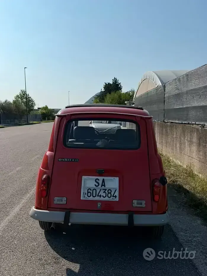 Usata Renault R4 34 CV (25 kW) 1985 Rosso Cabrio