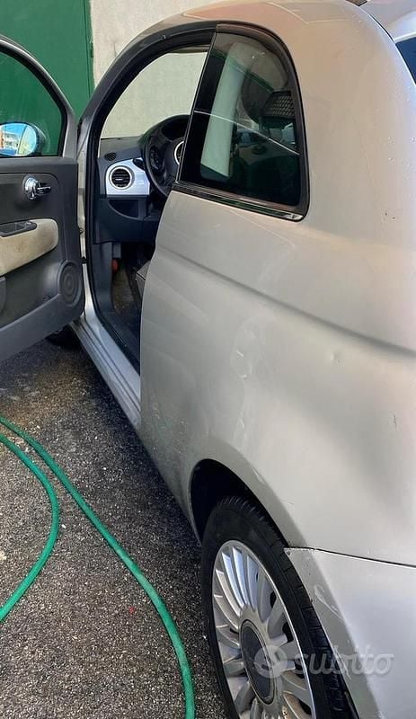 Usata Fiat 500 Sport 69 CV (50 kW) 2009 Grigio Cabrio