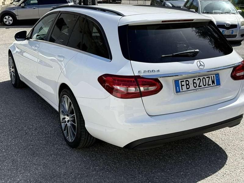 Usata Mercedes C200 Premium Plus 136 CV (100 kW) 2016 Bianco Station wagon