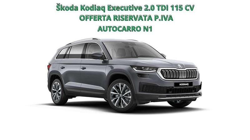 Nuova Skoda Kodiaq Executive 150 CV (110 kW) 2025 Grigio SUV