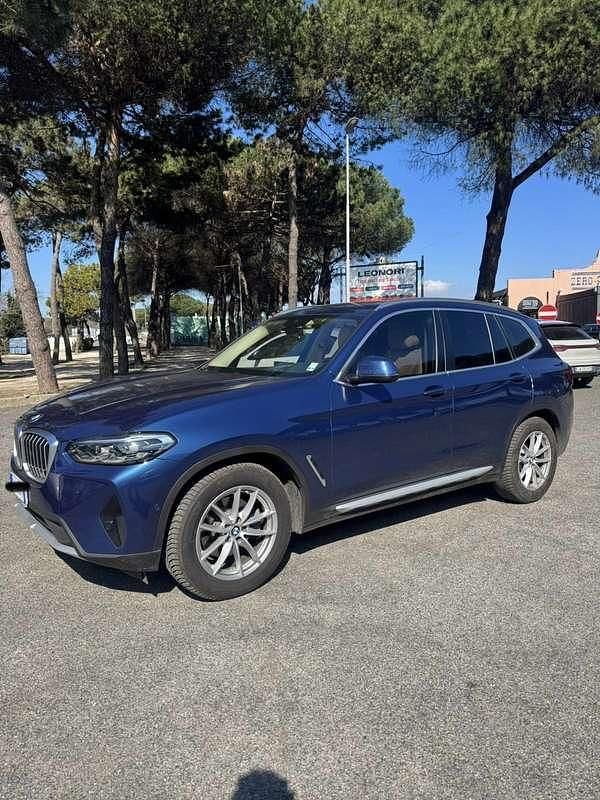 Usata BMW X3 Luxury Line 190 CV (139 kW) 2022 Blu/azzurro SUV