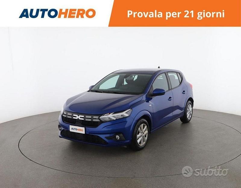 Blu Usata 2023 Dacia Sandero Expression Tre volumi | 11.999 € (Buon prezzo) - Immagine 1/2
