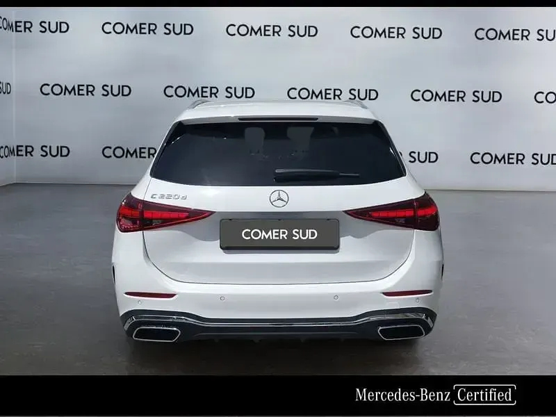 Brugt Mercedes C220 AMG Line Premium 197 HK (144 kW) 2024 Hvid Stationcar