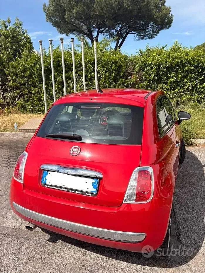 Usata Fiat 500 69 CV (50 kW) 2015 Rosso Berlina