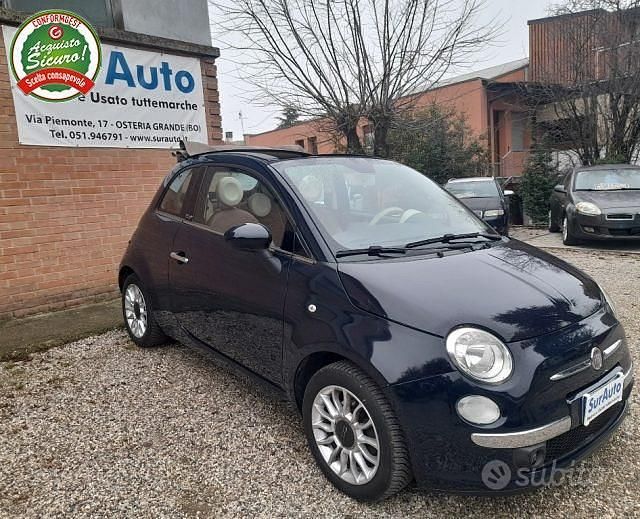 Usata Fiat 500C Lounge 95 CV (69 kW) 2011 Nero Cabrio