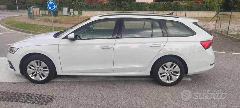 Usata Skoda Octavia 150 CV (110 kW) 2022 Bianco Station wagon