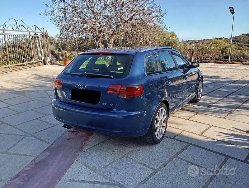 Usata Audi A3 2007 Blu Utilitaria