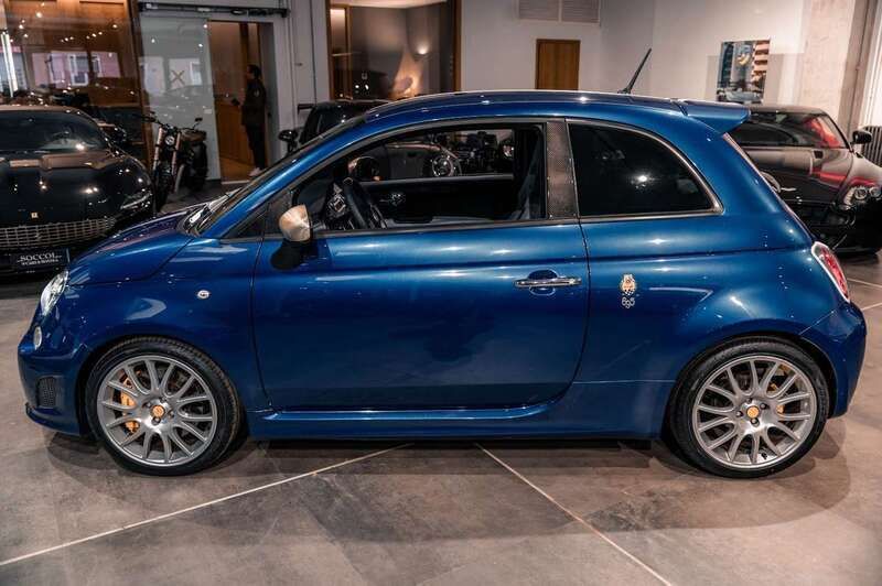 Usata Abarth 695 190 CV (139 kW) 2011 Blu Utilitaria