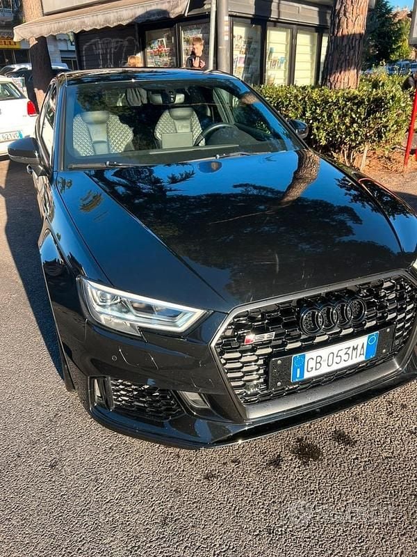 Usata Audi RS3 Ambiente 400 CV (294 kW) 2019 Nero Berlina