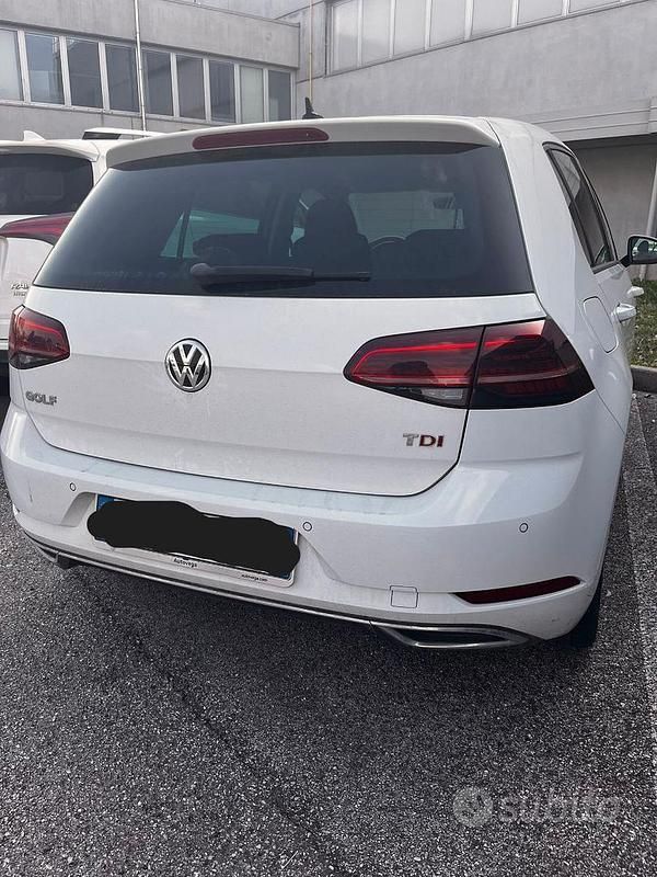 Usata VW Golf VII Executive 116 CV (85 kW) 2017 Bianco Berlina