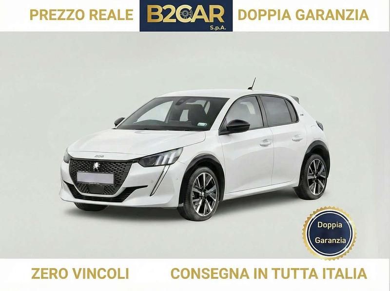 Usata Peugeot e-208 GT-line 100 kW (136 CV) 2020 Bianco Utilitaria