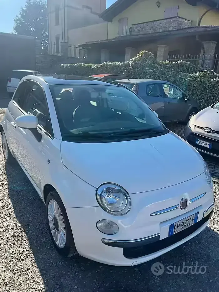 Usata Fiat 500 69 CV (50 kW) 2012 Bianco Berlina
