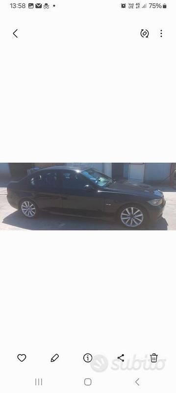 Usata BMW 320 163 CV (119 kW) 2005 Nero Berlina