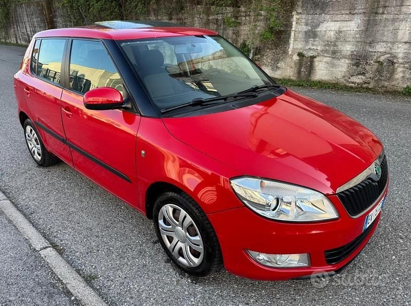 Usata Skoda Fabia 85 CV (62 kW) 2011 Rosso Berlina