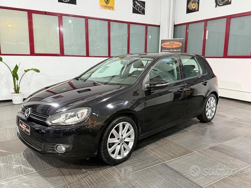 Usata VW Golf VII Highline 105 CV (77 kW) 2012 Nero Berlina