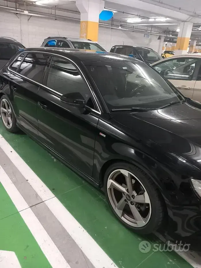 Usata Audi A3 150 CV (110 kW) 2018 Nero Berlina