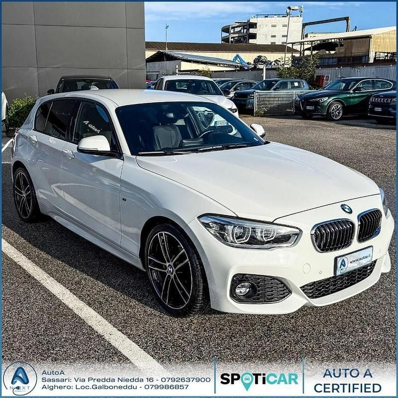 Usata BMW 116 Sport Line 116 CV (85 kW) 2019 Bianco Utilitaria