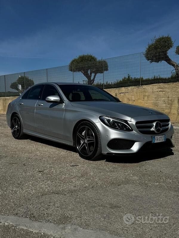 Usata Mercedes C250 Premium Plus 204 CV (150 kW) 2015 Grigio Berlina