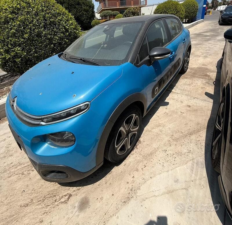 Usata Citroën C3 102 CV (75 kW) 2019 Blu Utilitaria