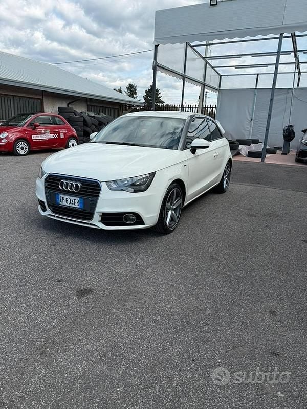 Usata Audi A1 S-Line 86 CV (63 kW) 2013 Bianco Utilitaria