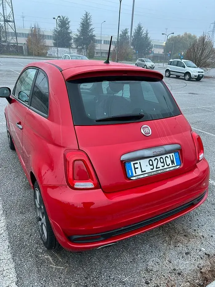Usata Fiat 500 S 69 CV (50 kW) 2017 Rosso Berlina